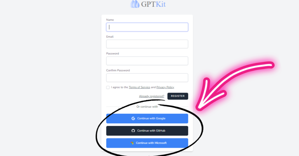GPTKit.ai Register