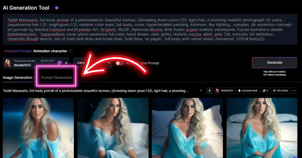 Leonardo AI prompt generation
