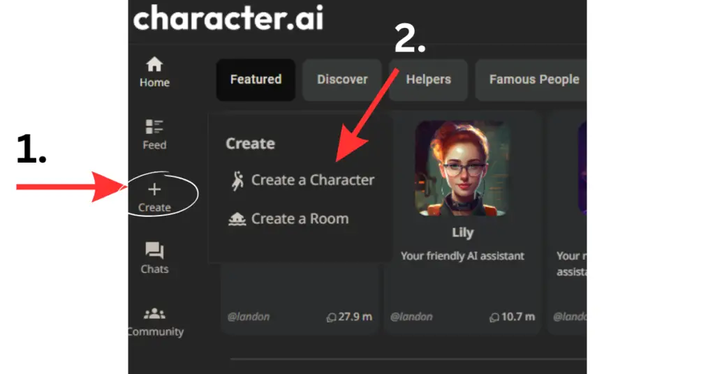 Create AI Characters and Chat with AI