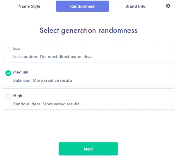 NameLix AI randomness