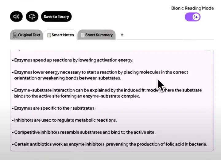 mindgrasp ai reading mode