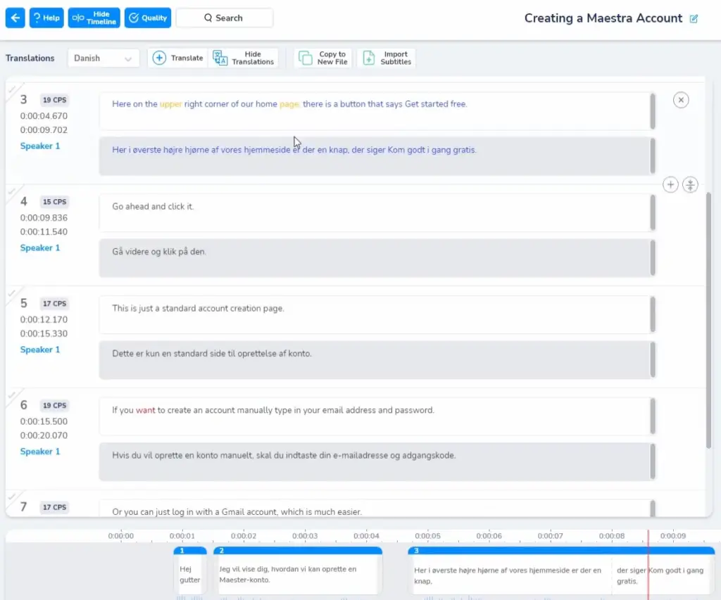 AI Transcription, Subtitles, & Translation