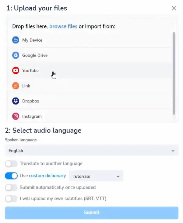 Maestra AI Audio to Text converter