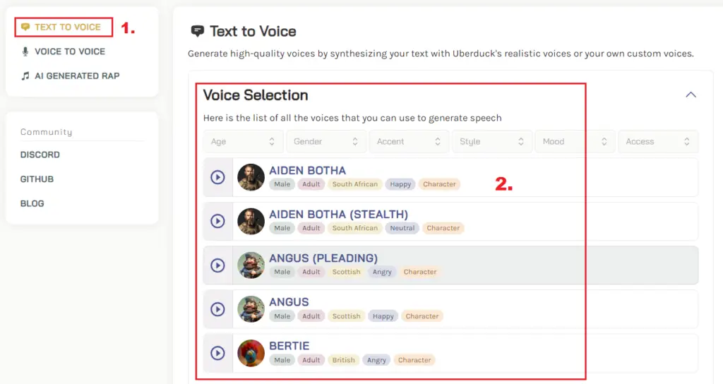 How to Make Talking Ben Text to Speech AI Voice?