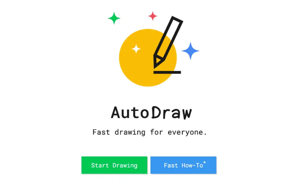 AutoDraw AI online for Free Experiments with Google