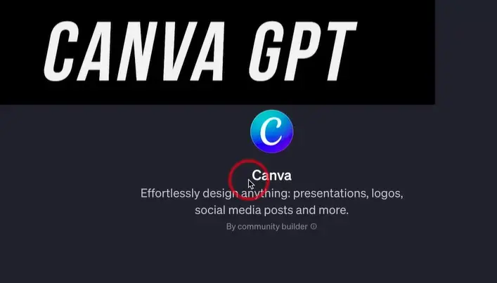 Canva GPT