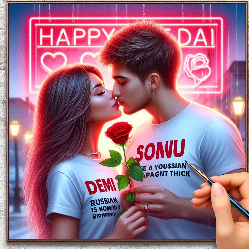 Happy rose day AI Image Edit