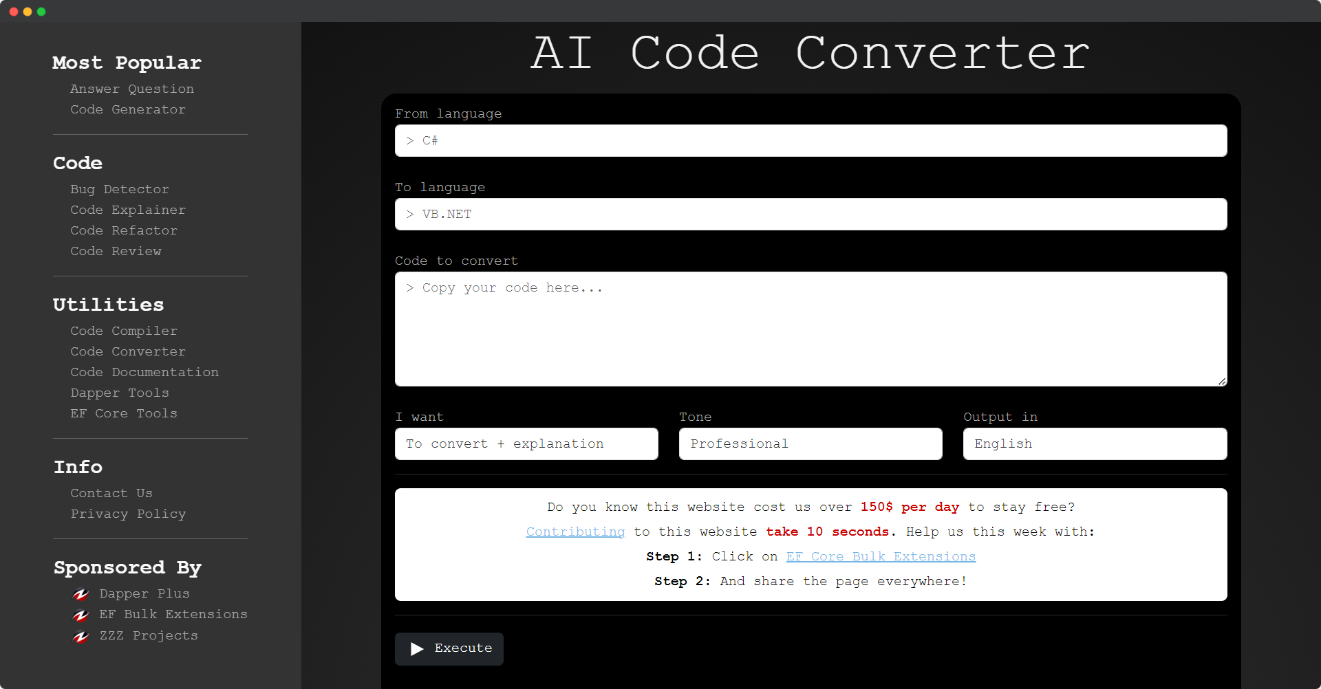 ZZZ Code AI: Free Code Generator, Bug Detector, Github