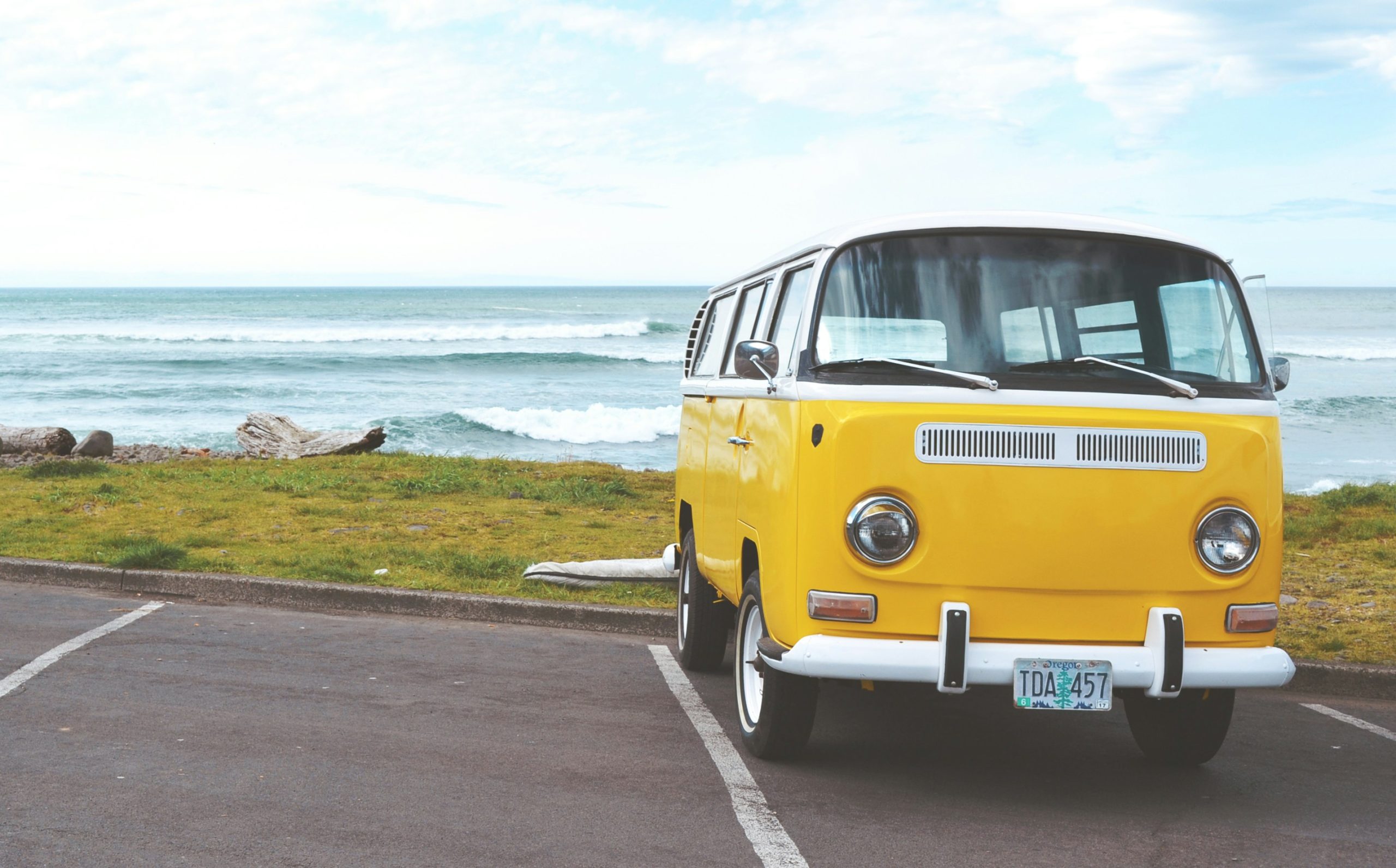 yellow van